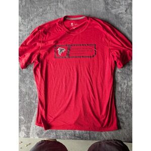 Nike Atlanta Falcons NFL Onfield Apparel Red Dri-FIT Shirt Mens XL Extra Large